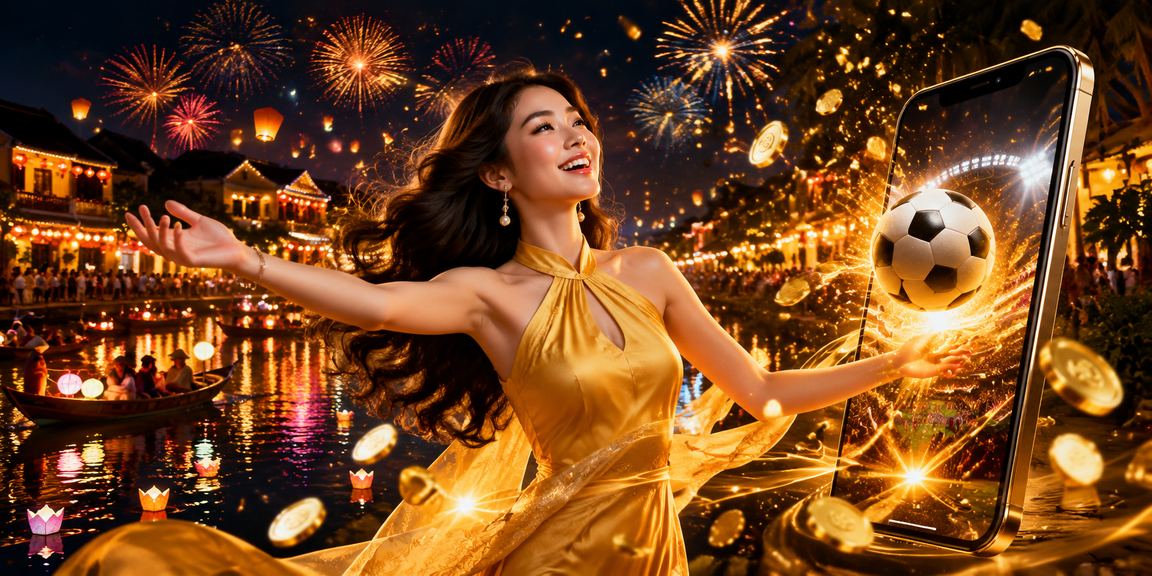 Người dùng xem bóng đá và cá cược trực tuyến tại lễ hội Hội An theo cách lành mạnh